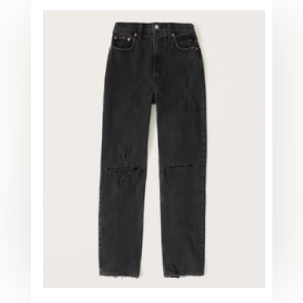 Abercrombie & fitch 90s Ultra High Rise Straight Jeans